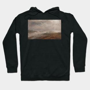 The Elbe on a Foggy Morning by Johan Christian Dahl Hoodie